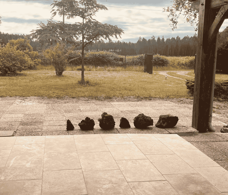 carrelage en travertin à mimizan